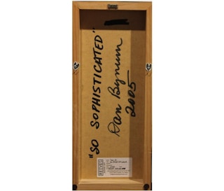 Dan Bynum - "So Sophisticated" Vintage Collage Assemblage Work, 2005