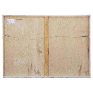 “Focal Point (Stare)” Colorful Contemporary Geometric Op Art Abstract Painting 2021