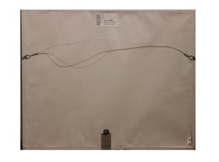 Orange and Pink Geometric Abstract Painting 1979