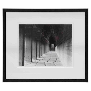 "Corridors of Angkor Wat" Angkor Wat, Cambodia Black and White Photograph, 2001