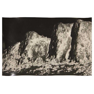 Pat Truax Modern Black and White Landscape Sabittier Photograph 1980's