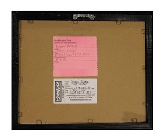 Debbie Riddle- "Past Tense" Metallic Photo Collage 21st Century