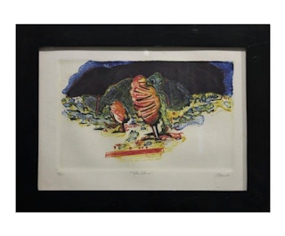 Richard Stout- "The Shine" Abstract Landscape Edition 13 of 30 20th Century