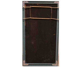 Flounder Fish Relief in Green Tones 20th Century