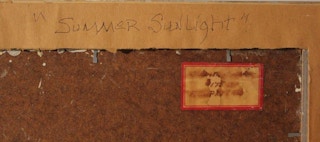 Francis Charles Peters- "Summer Sunlight" 1955