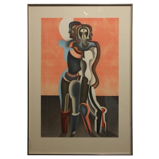 Arnold Belkin- "Epimethius" Cubist Abstract Figurative Edition 4 of 100 20th Century