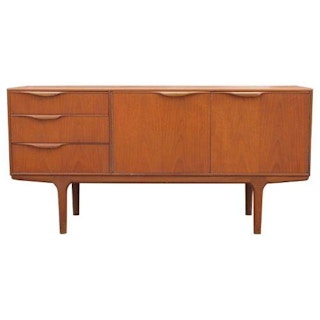Modern Danish Teak Credenza Designed by Tom Robertson for McIntosh