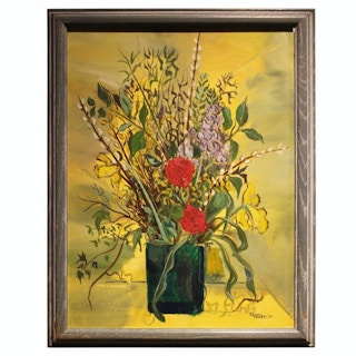 Warm Tonal Floral Still Life 1958