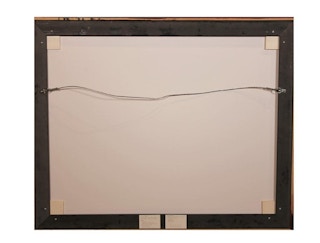 William Anzalone- Purple, Orange and Blue Toned Abstract Figurative of a Circus 1970's