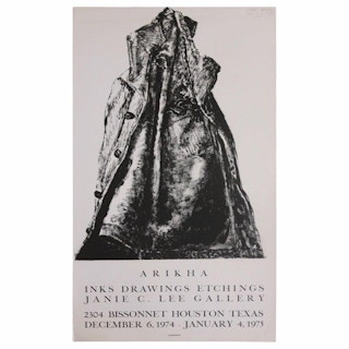 Avigdor Arikha- Arikha Ink Drawings Etchings Gallery Poster from Janie C. Lee Gallery 1974