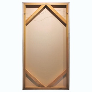 Larry Martin- Deep Tonal Abstract Expressionist Painting with Pink Splatter 21st Century