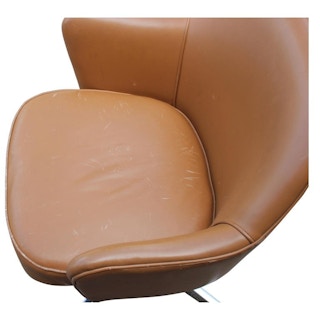 3 Modern Knoll Saarinen Executive Armchair in Saddle Leather