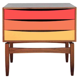 Custom Norm Stoeker Side Table / Nightstand Arne Vodder Danish Modern Style