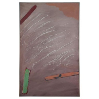 Basilios Poulos - "Lipso" Abstract Color Field Painting, 1978