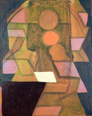 “Untitled (CVS 243)” Contemporary Abstract Colorful Geometric Painting 2022