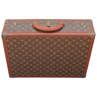 Small Vintage Louis Vuitton Monogram Suitcase Luggage