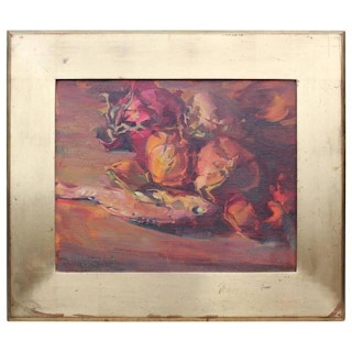 Impressionist Still Life with Warm Tones