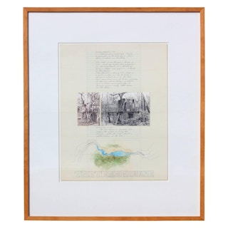 "The Tree House" Mixed Media Collage 1982