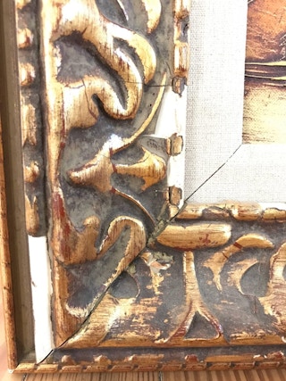 William Anzalone Interior View Expressionist Painting