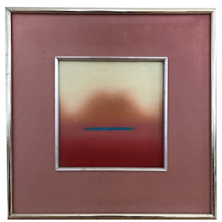 Leila McConnell- Abstract Red Painting