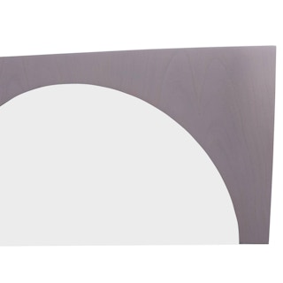 Modern Asian Inspired Grey Nine-Drawer Dresser & Mirror w/ Chinese Key Detailing