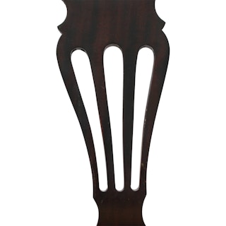 Set of Six Modern Italian Mahogany Dining Chairs