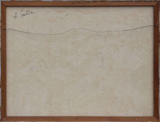 Tony Svehla- Yellow, Blue Abstract Landscape 1968