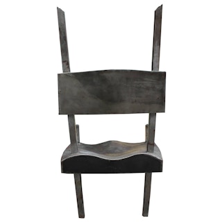 Interesting Modern Metal Lounge Chair by Houston Artist Ed Wilson