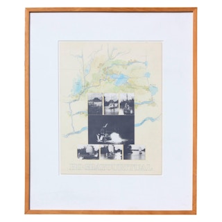 "Hog Bayou Ritual" Mixed Media Collage 1982