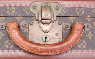 Small Vintage Louis Vuitton Monogram Suitcase Luggage