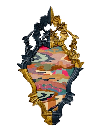 "Temporary Cure for Existential Dread No. 35" Contemporary Colorful Landscape