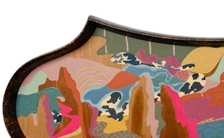 "Temporary Cure for Existential Dread No. 29" Contemporary Colorful Landscape 2022