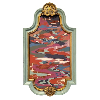 "Temporary Cure for Existential Dread No. 27" Contemporary Colorful Landscape 2022