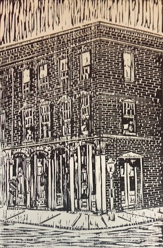 Architectural Street View of a Tall Building