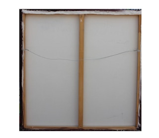 Karen Lastre - "In the Middle of it All" Pink, Blue and Purple Tonal Painting, 2009